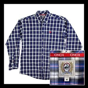 Cinch Plaid Men’s Shirt Medium - #E22E